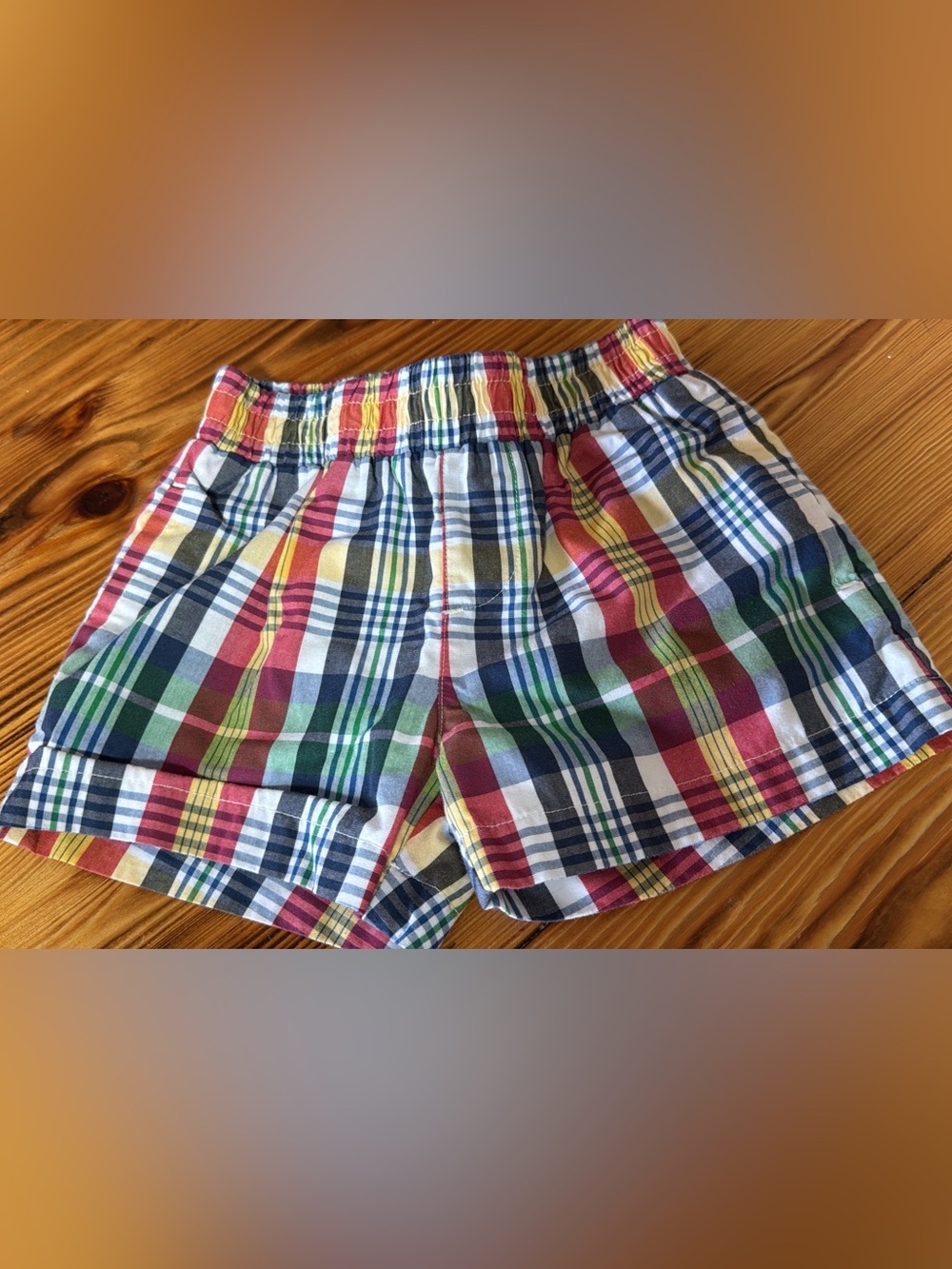 Plaid TBBC Shorts